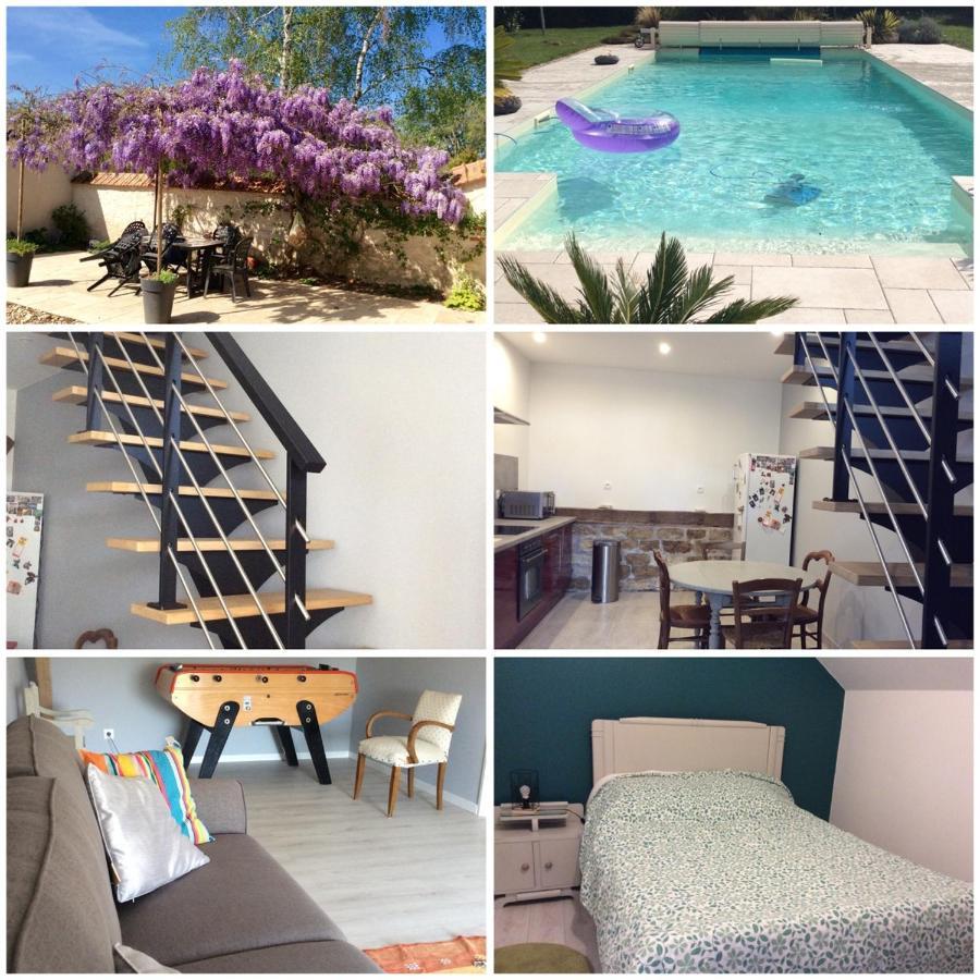 Gite Des Ouches - Piscine Civray  Ngoại thất bức ảnh